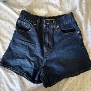 Levi's Blue Jean Shorts High-Waisted Cut-Off